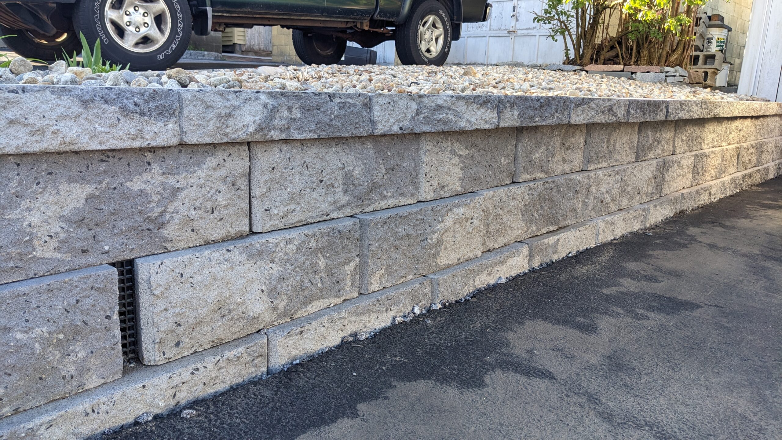 block wall retaining wall contractor near me