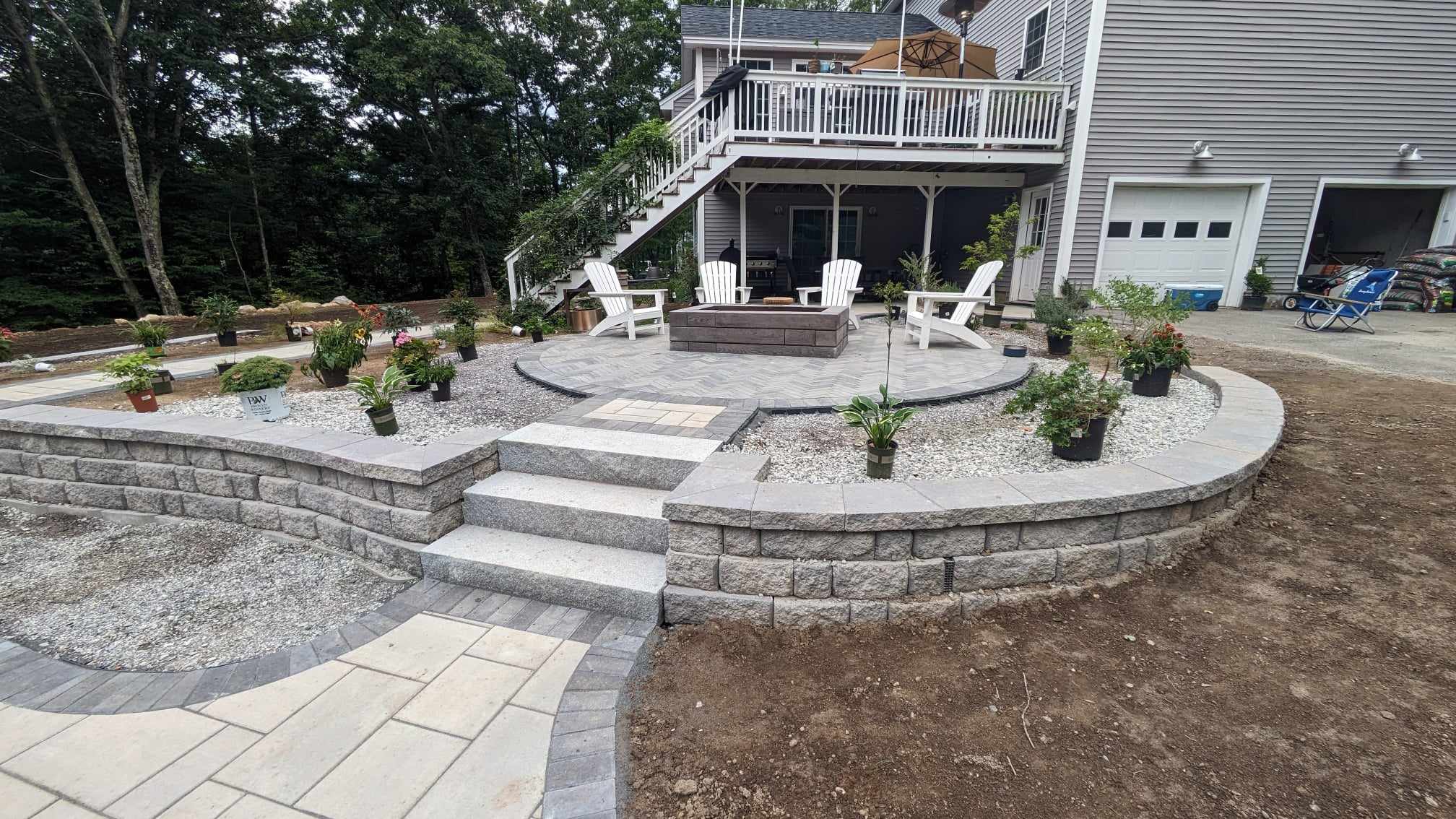 block retaining walls to help you utilize more of your yard