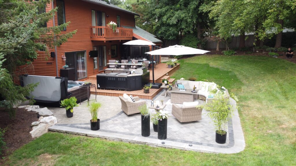 Low maintenance patio designs, landscaping services in Southern New Hampshire