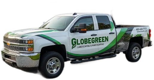 Globe Green LLC branded pickup truck