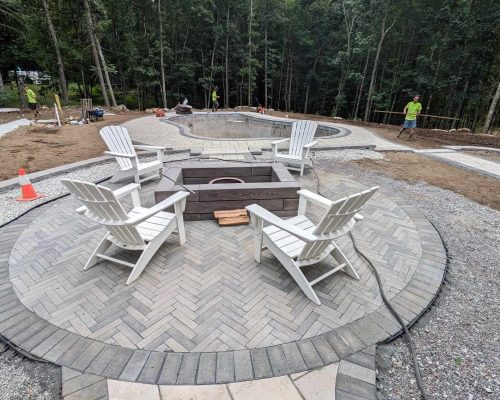 Outdoor Patio hardscaping contractor Concord NH near me